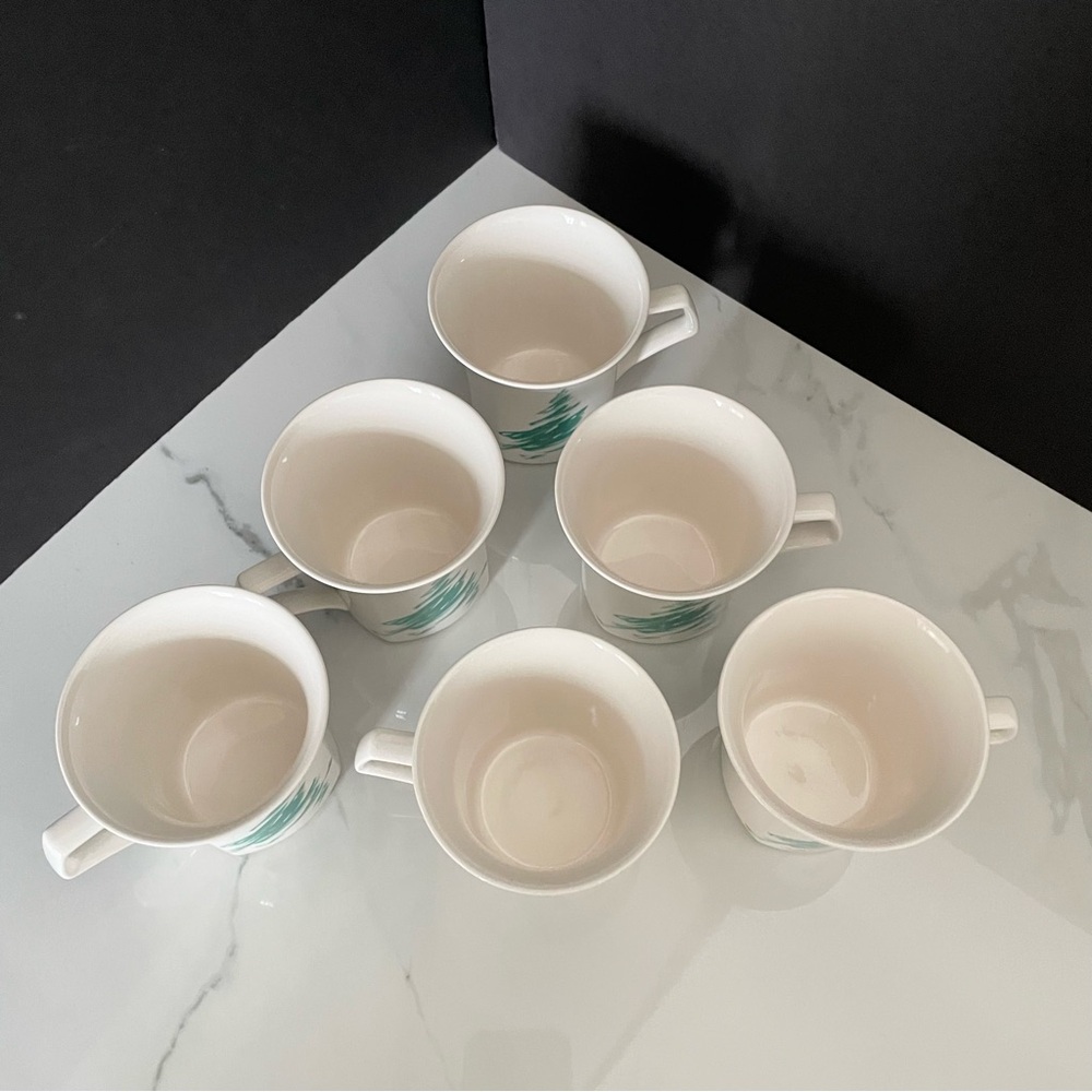 SET of 6 Evergreen Mugs by Nikko - Picture 3 of 6